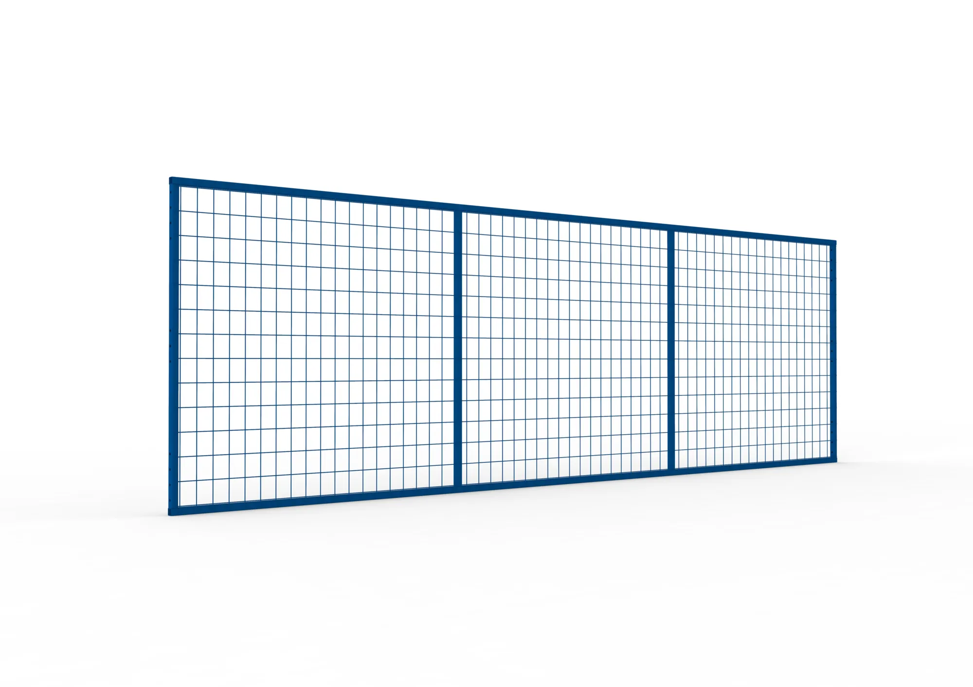 MULTIPAL S QR-mesh bay backs 3600x1100 RAL5010