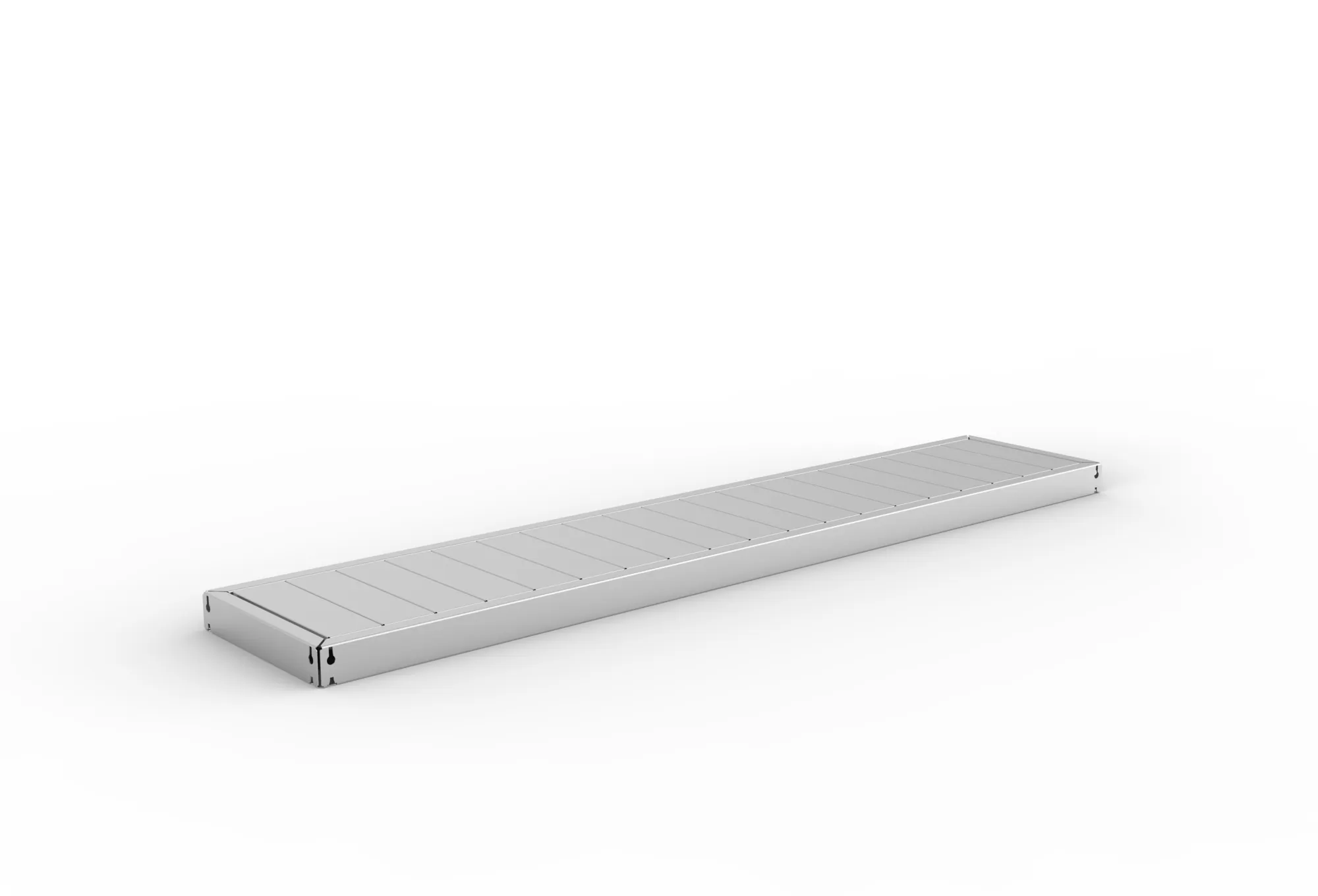 Speed-Rack extra metal inset panel 2000x400 pre-ga lvanised