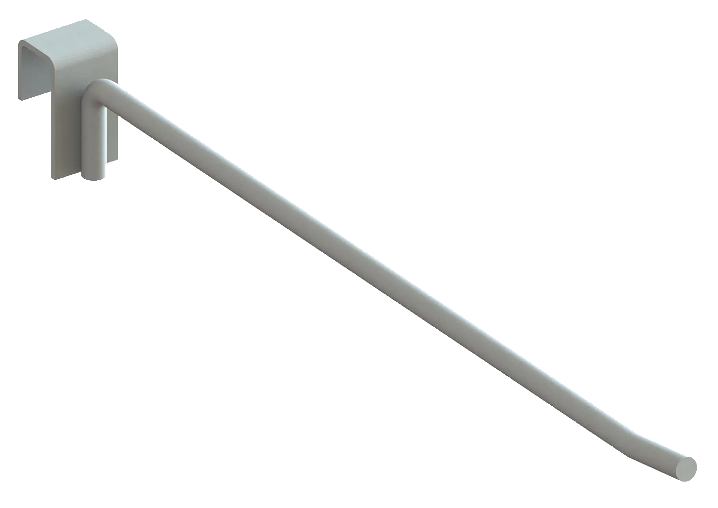 Clip-on holder (separating arm) 400 mm galvanised