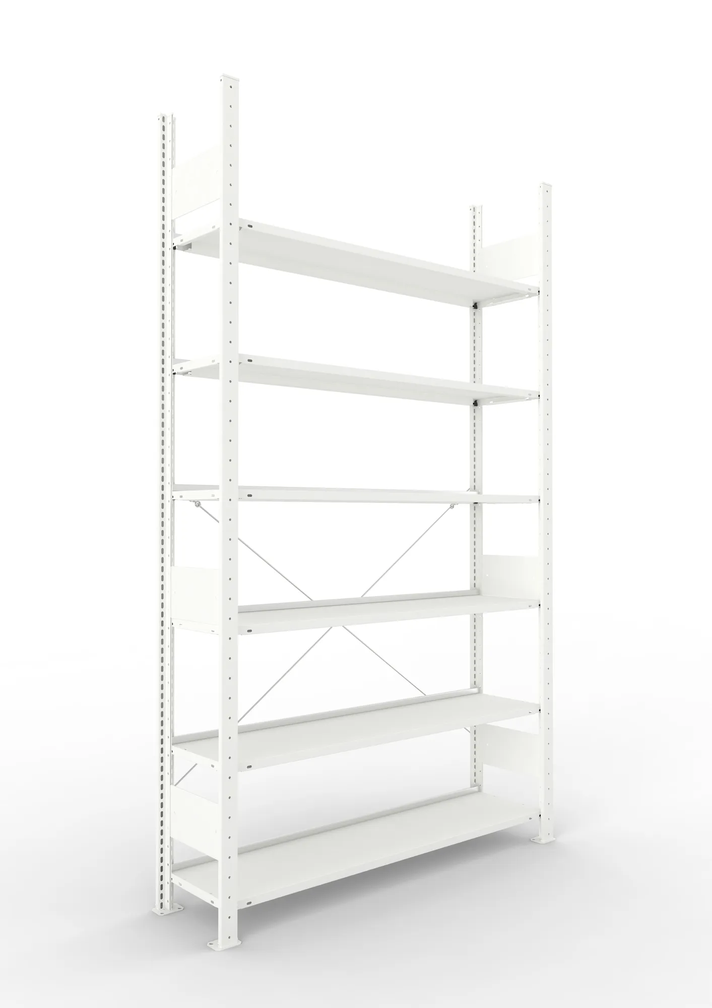 Compact starter bay 2200H x 1250W x 300D (5x L80 shelves) R7035