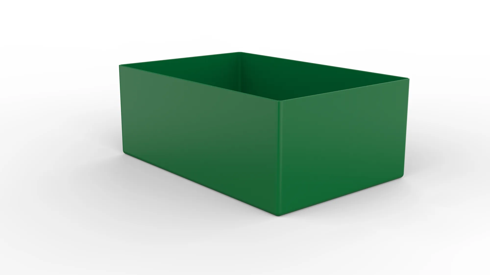 Quick drawer plastic inset box 4 - 108x162x63 green