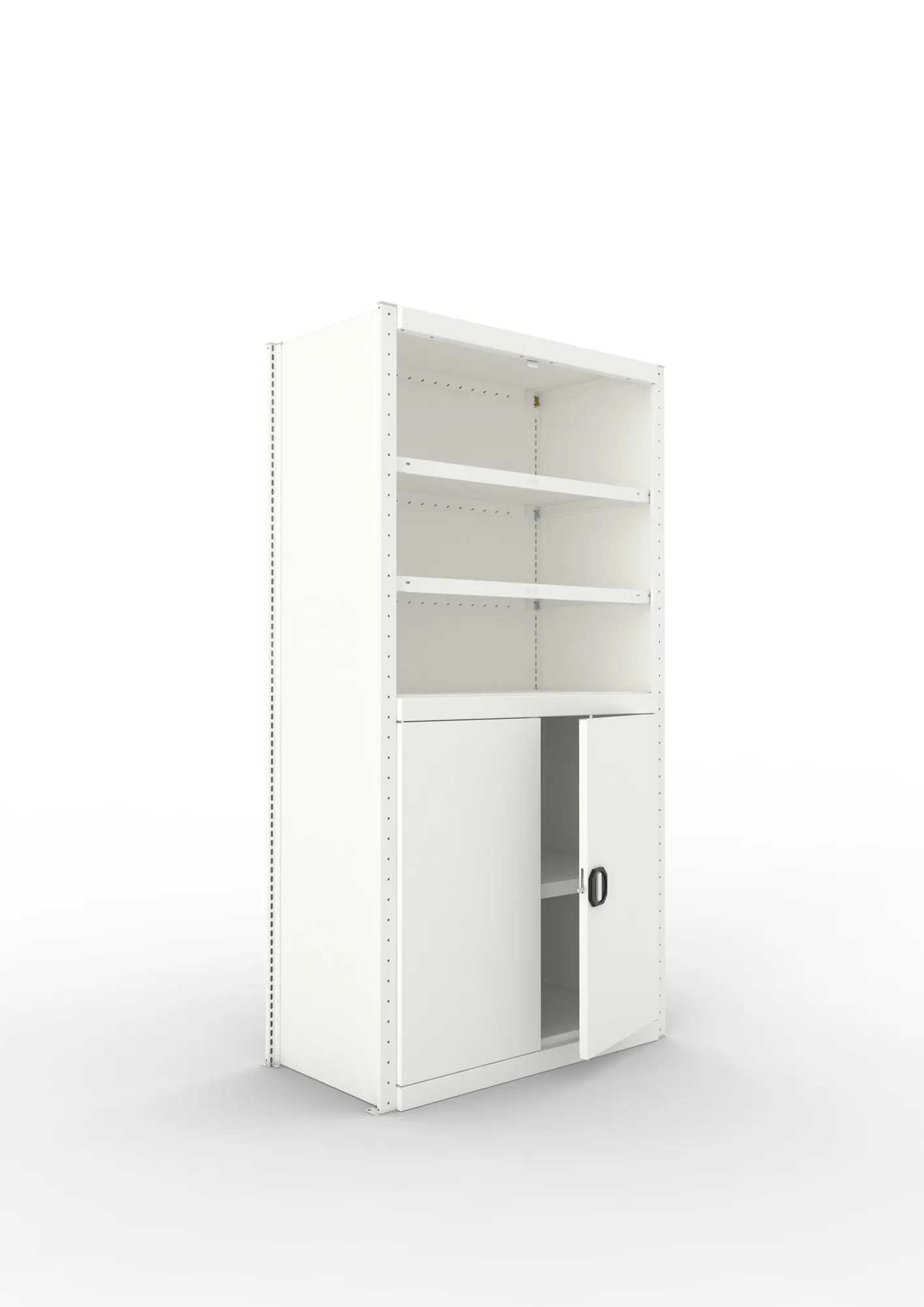 Quick cupboard half door St 6xS1000 2000x1000x500 RAL7035