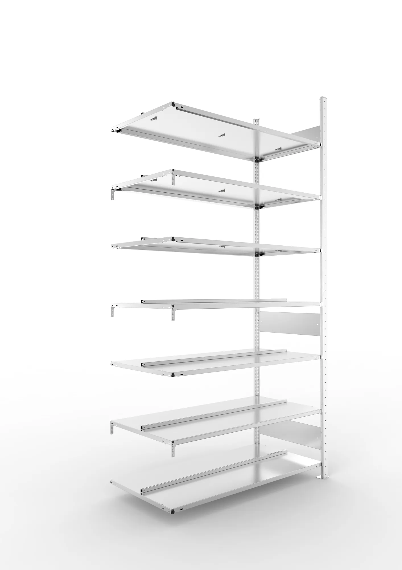 S3 Compact boltless shelv. Add 7xshelv. 2500x1250x 600 galv