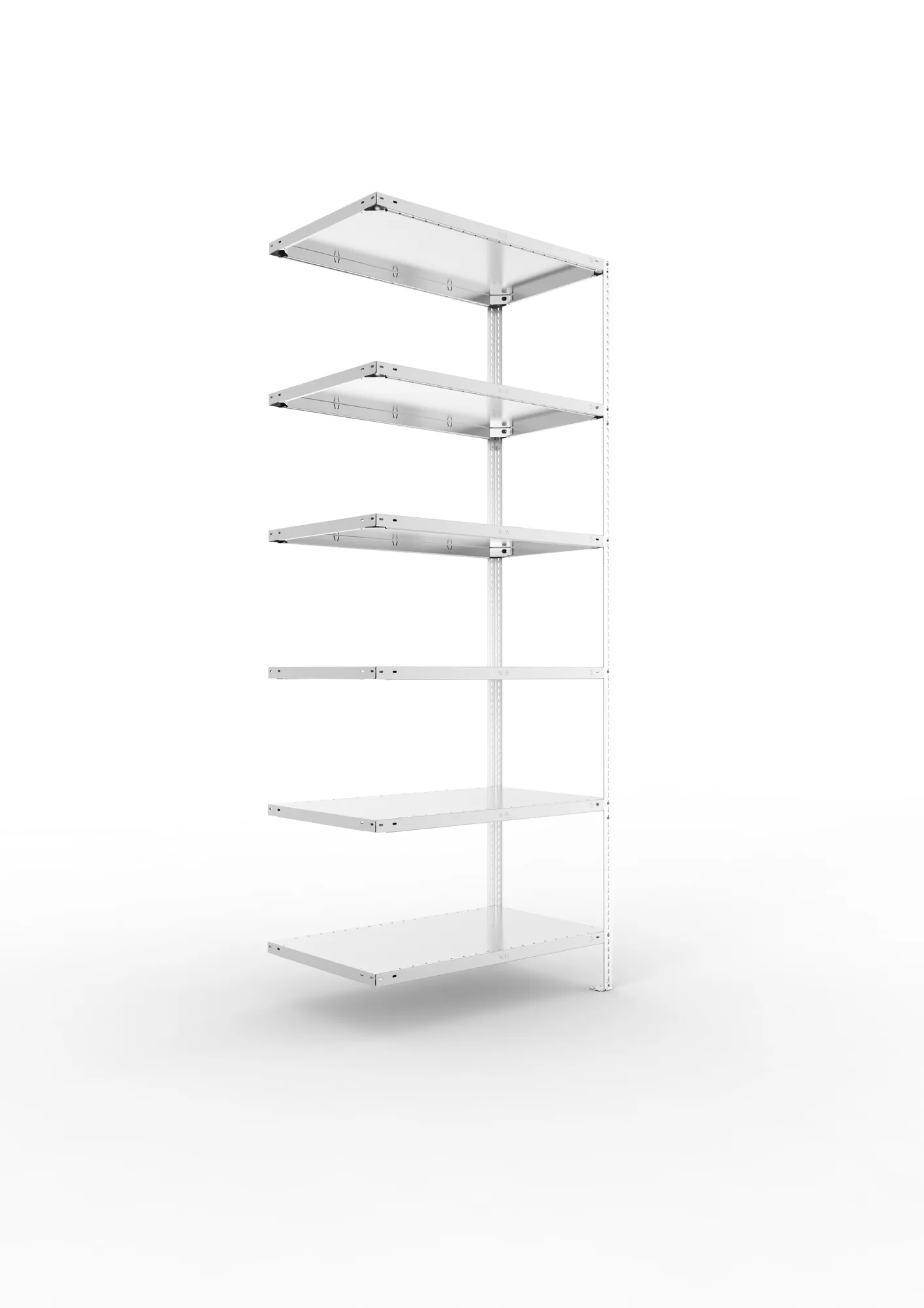 Fix shelving Add 6xV150 2500x1000x600 galv