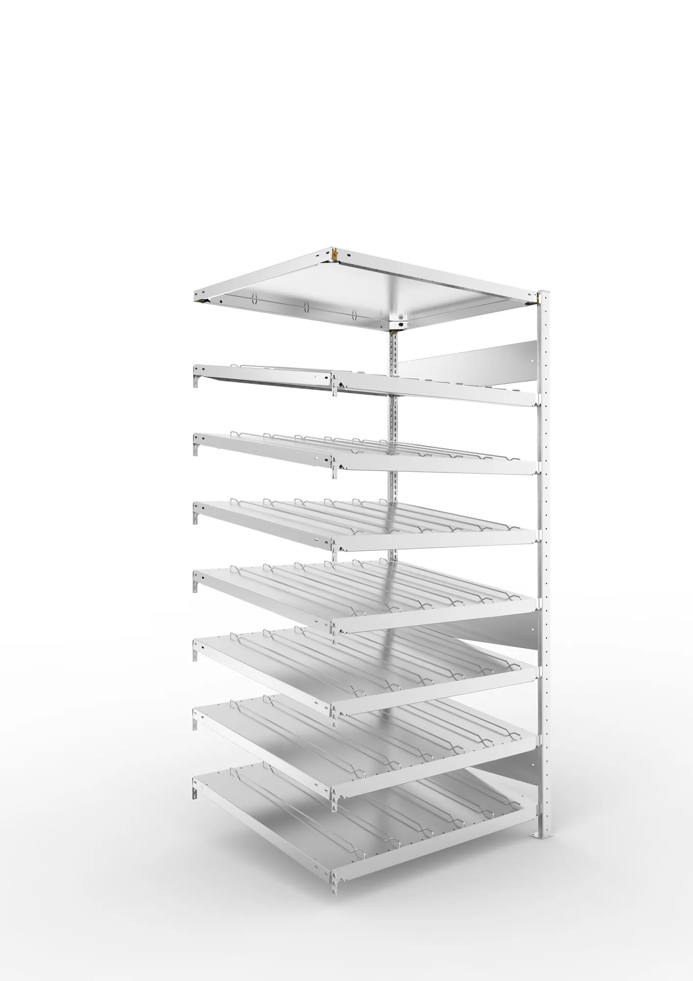 Quick S3 inclined shelv. 14° Add-on 2000 x 1000 x 800 pre-galv.