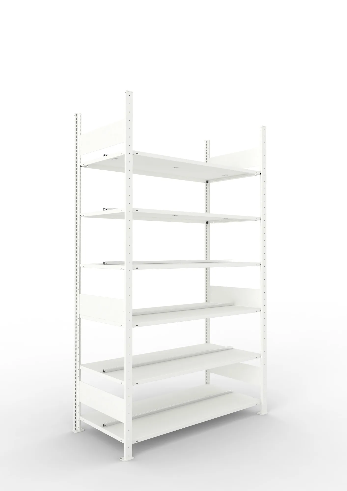 Compact boltless shelv. St 2200 x 1250 x 600 RAL7035